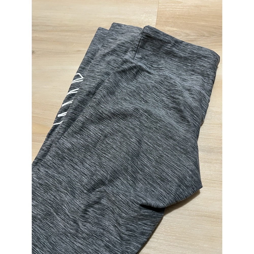 New Balance Women Legging Heather Gray Spacedye Small NB Logo Soft